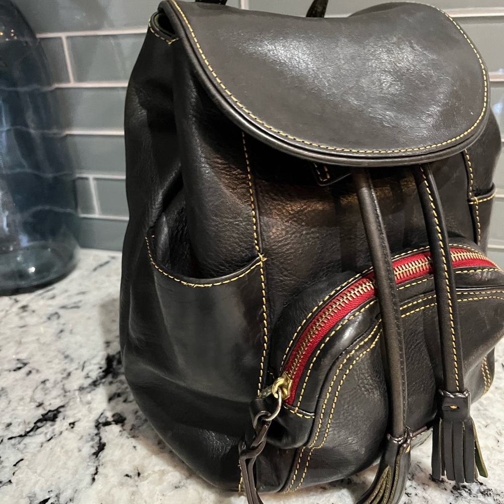 Leather Backpack - Picture 10 of 13